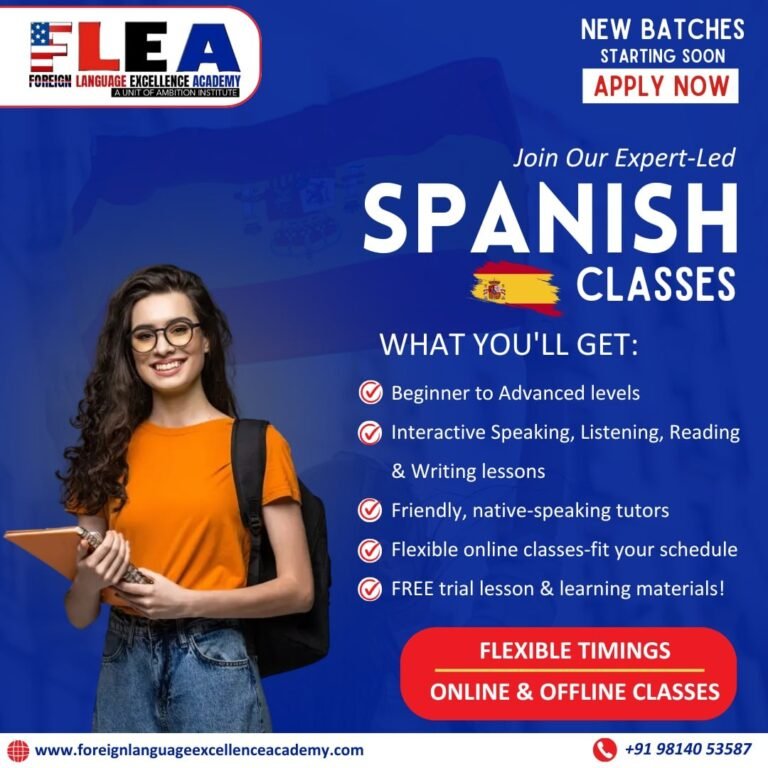 spanish Language course in jalandhar