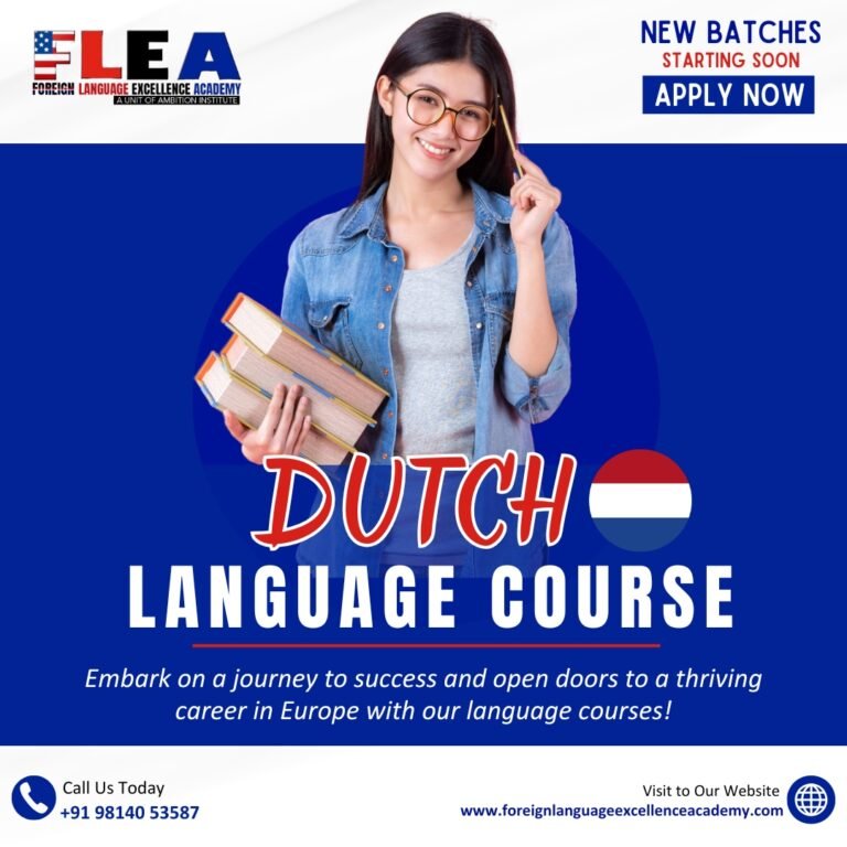 Dutch language Course in jalandhar